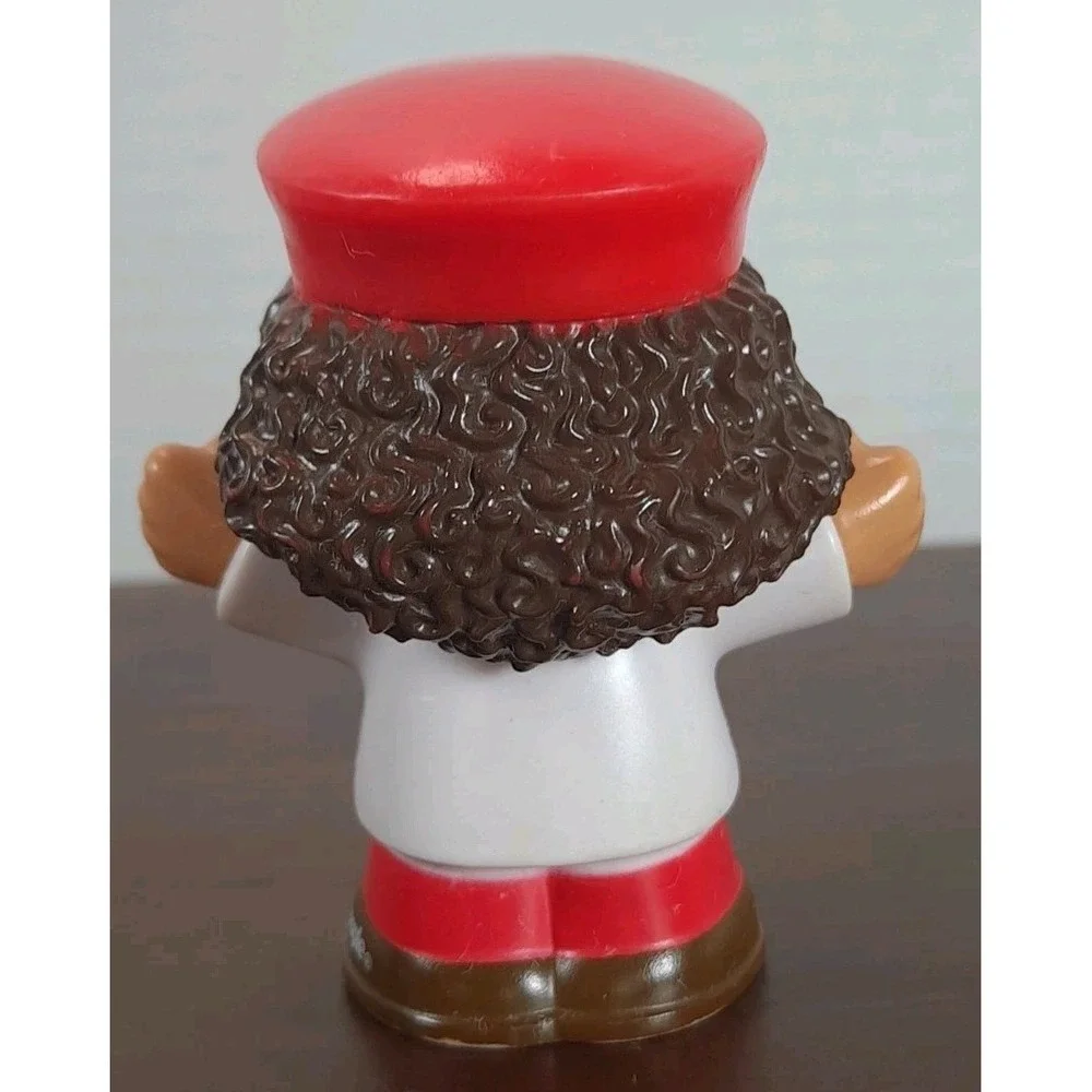 Fisher‎ Price Little People Girl Brown Curly Hair Train Conductor Choo-Choo Zoo